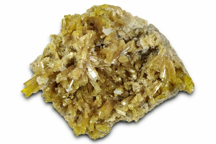 Gemmy Clinozoisite Crystals With Barite - Peru #352218